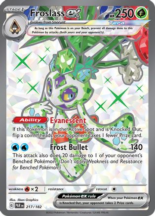 Froslass ex (217/182) [SV04 Paradox Rift] Holofoil - Ultra Rare