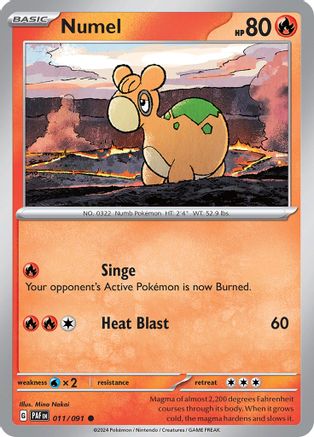 Numel (011) [SV Paldean Fates] Normal - Common