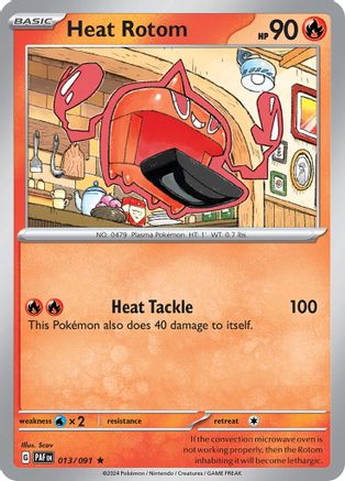 Heat Rotom (013) [SV Paldean Fates] Holofoil - Rare