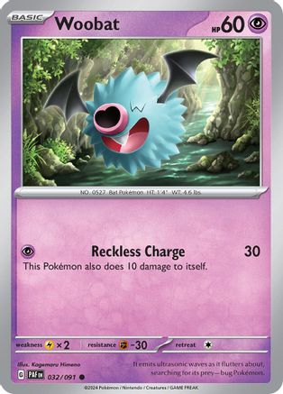 Woobat (032) [SV Paldean Fates] Normal - Common
