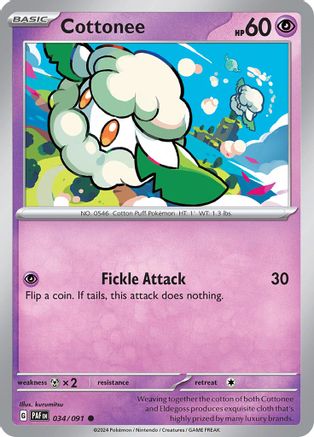 Cottonee (034) [SV Paldean Fates] Normal - Common