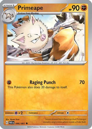 Primeape (046/091) [SV Paldean Fates] Normal - Uncommon