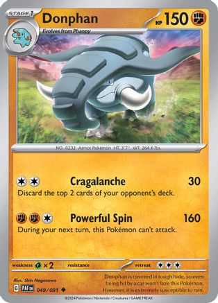 Donphan (049) [SV Paldean Fates] Reverse Holofoil - Uncommon