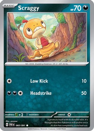 Scraggy (060) [SV Paldean Fates] Normal - Common