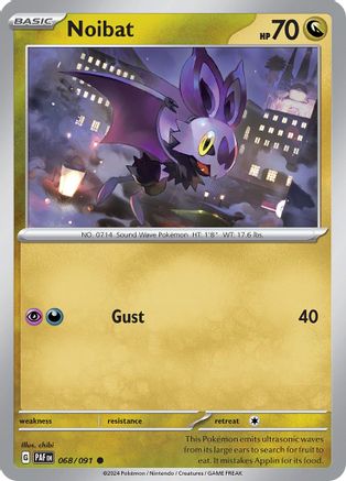 Noibat (068/091) [SV Paldean Fates] Normal - Common
