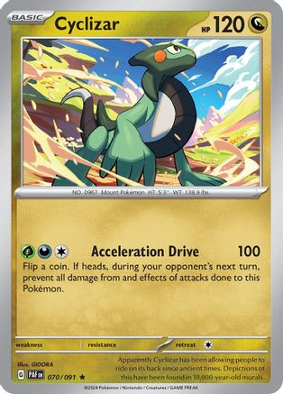 Cyclizar (070/091) [SV Paldean Fates] Reverse Holofoil - Rare