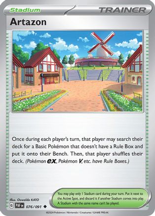 Artazon (076) [SV Paldean Fates] Reverse Holofoil - Uncommon