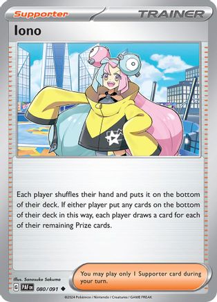 Iono (080/091) [SV Paldean Fates] Normal - Uncommon