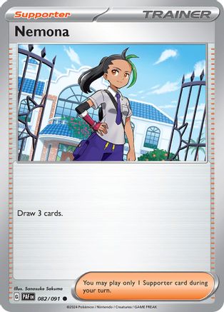Nemona (082/091) [SV Paldean Fates] Normal - Common