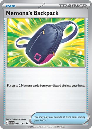 Nemona's Backpack (083) [SV Paldean Fates] Normal - Uncommon
