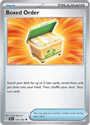 Boxed Order (143) [SV05 Temporal Forces] Normal - Uncommon