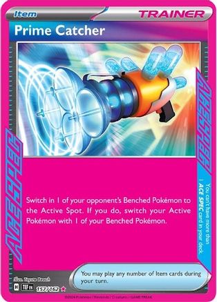 Prime Catcher (157) [SV05 Temporal Forces] Holofoil - ACE SPEC Rare