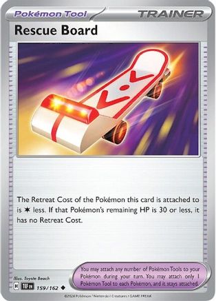 Rescue Board (159) [SV05 Temporal Forces] Reverse Holofoil - Uncommon