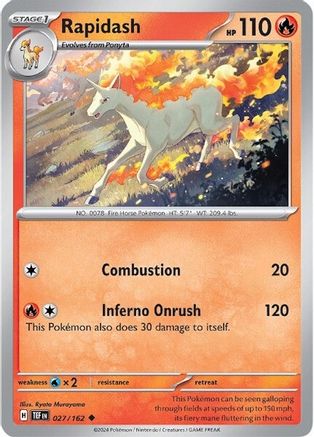Rapidash (027) [SV05 Temporal Forces] Normal - Uncommon