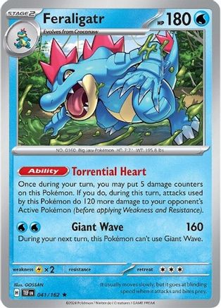 Feraligatr (041) [SV05 Temporal Forces] Holofoil - Rare