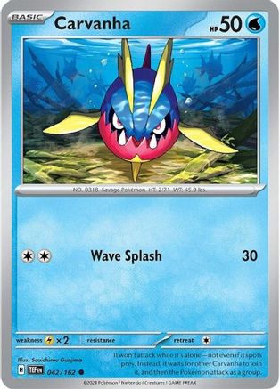 Carvanha (042) [SV05 Temporal Forces] Reverse Holofoil - Common