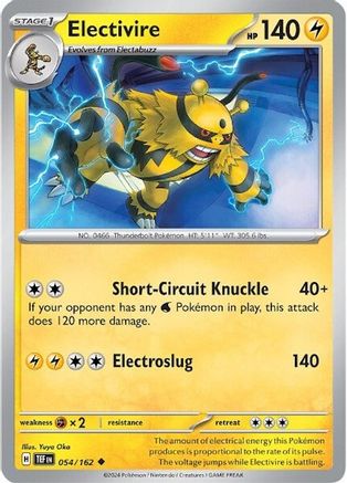 Electivire (054) [SV05 Temporal Forces] Normal - Uncommon