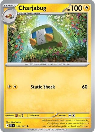 Charjabug (055/162) [SV05 Temporal Forces] Reverse Holofoil - Common