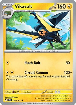 Vikavolt (056) [SV05 Temporal Forces] Reverse Holofoil - Uncommon