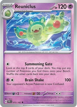 Reuniclus (072/162) [SV05 Temporal Forces] Normal - Uncommon
