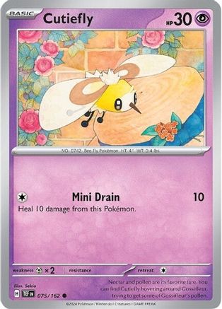 Cutiefly (075/162) [SV05 Temporal Forces] Reverse Holofoil - Common