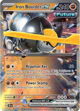 Iron Boulder ex (099/162) [SV05 Temporal Forces] Holofoil - Double Rare