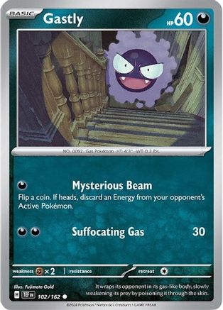 Gastly (102/162) [SV05 Temporal Forces] Normal - Common