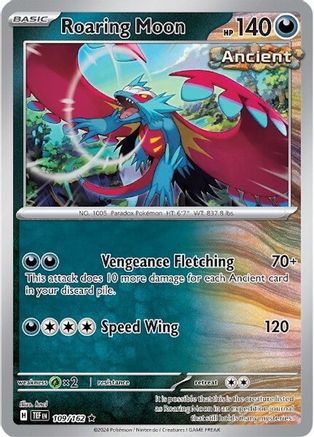 Roaring Moon (109) [SV05 Temporal Forces] Reverse Holofoil - Rare