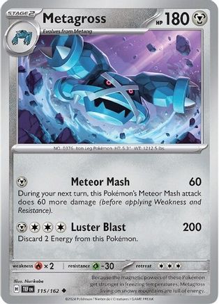 Metagross (115/162) [SV05 Temporal Forces] Reverse Holofoil - Uncommon