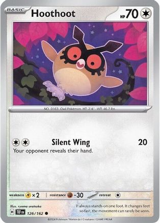 Hoothoot (126) [SV05 Temporal Forces] Normal - Common