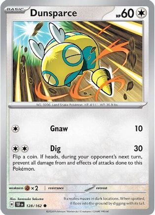 Dunsparce (128) [SV05 Temporal Forces] Reverse Holofoil - Common