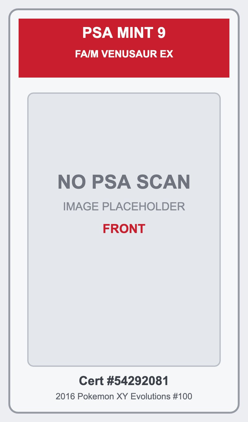 Placeholder - no PSA scan - front - Cert 54292081