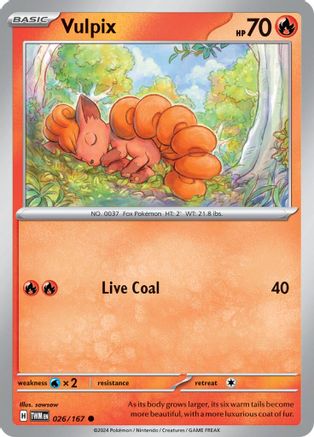 Vulpix (026) [SV06 Twilight Masquerade] Normal - Common
