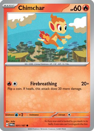 Chimchar (031) [SV06 Twilight Masquerade] Normal - Common