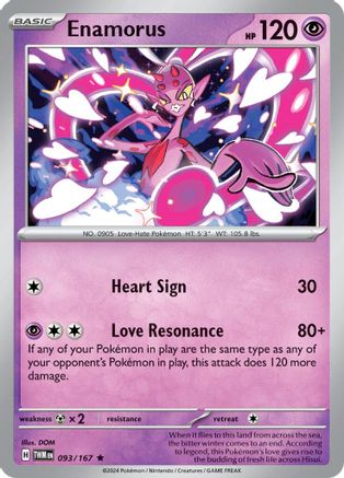 Enamorus (093/167) [SV06 Twilight Masquerade] Holofoil - Rare