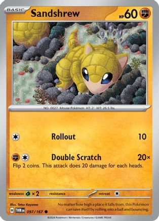 Sandshrew (097) [SV06 Twilight Masquerade] Normal - Common