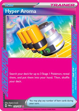 Hyper Aroma (152/167) [SV06 Twilight Masquerade] Holofoil - ACE SPEC Rare