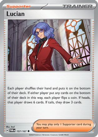 Lucian (157/167) [SV06 Twilight Masquerade] Reverse Holofoil - Uncommon