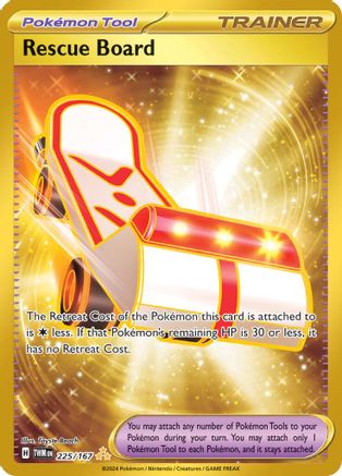 Rescue Board (225/167) [SV06 Twilight Masquerade] Holofoil - Hyper Rare