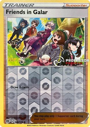 Friends in Galar (2022) (140/172) [Professor Program Promos] Reverse Holofoil - Uncommon