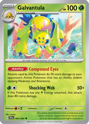 Galvantula (002) [SV Shrouded Fable] Normal - Uncommon