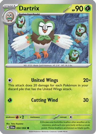 Dartrix (004) [SV Shrouded Fable] Normal - Common