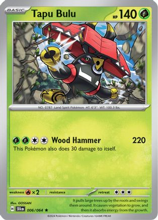 Tapu Bulu (006/064) [SV Shrouded Fable] Holofoil - Rare