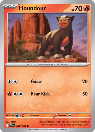 Houndour (007) [SV Shrouded Fable] Normal - Common
