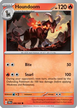 Houndoom (008/064) [SV Shrouded Fable] Normal - Common