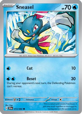 Sneasel (013) [SV Shrouded Fable] Normal - Common