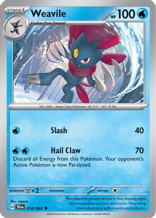 Weavile (014) [SV Shrouded Fable] Reverse Holofoil - Uncommon