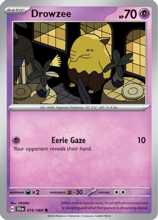 Drowzee (016) [SV Shrouded Fable] Normal - Common