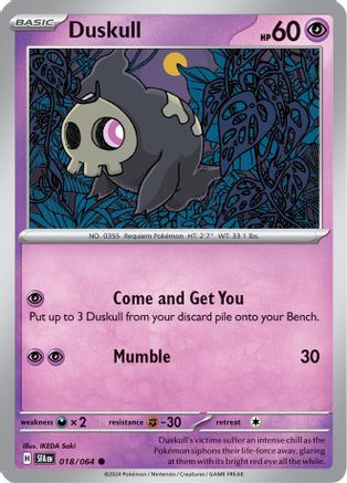 Duskull (018/064) [SV Shrouded Fable] Normal - Common