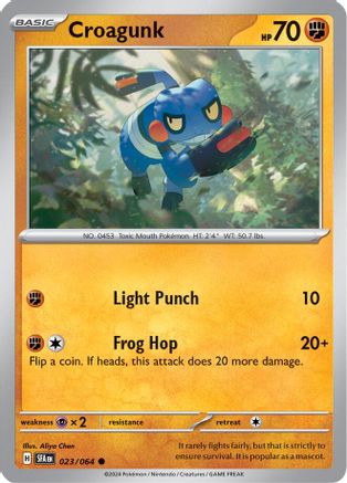 Croagunk (023) [SV Shrouded Fable] Normal - Common
